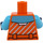 LEGO Orange Minifig Torse (973 / 76382)