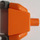 LEGO Oranje Minifig Torso met &quot;AT 01&quot; (973 / 76382)
