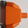 LEGO Orange Minifigurine Torse avec &quot;AT 01&quot; (973 / 76382)