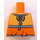 LEGO Orange Minifig Torso without Arms with Decoration (973)