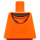 LEGO Orange Minifig Torso without Arms with Decoration (973)