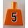 LEGO Orange Minifig Torso without Arms with KNVB Logo Sticker (973)