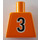 LEGO Orange Minifig Torso without Arms with KNVB Logo Sticker (973)