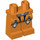 LEGO Orange Minifigure Hüften und Beine mit Grau und Weiß Knee Pads und Gürtel (13086 / 13087)