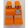 LEGO Orange Minifigurine Hanches et jambes avec Bandes réfléchissantes et &quot;Emmet&quot; Name Tag (16247 / 16287)