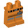 LEGO Orange Minifigure Hips and Legs with Reflective Stripes and &quot;Emmet&quot; Name Tag (16247 / 16287)