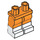 LEGO Orange Minifigure Hanches et jambes avec blanc Boots (3815 / 21019)