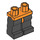 LEGO Oranje Minifigure Heupen met Zwart Poten (73200 / 88584)