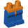 LEGO Orange Minifigure Hüften mit Blau Beine (73200 / 88584)