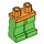 LEGO Orange Minifigure Hips with Bright Green Legs (3815 / 73200)