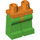 LEGO Oranje Minifigure Heupen met Bright Green Poten (3815 / 73200)