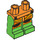 LEGO Orange Minifigure Hüften mit Orange Jumpsuit (3815 / 17801)
