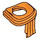 LEGO Orange Minifigure Foulard (25376)