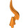 LEGO Orange Minifigure Spear Tip with Elongated Flame (18395)