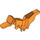 LEGO Orange Motorcycle Fairing Body (50860)