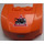 LEGO Orange Mudgard Bonnet 3 x 4 x 1.3 Incurvé avec &#039;CITY&#039;, Tow Truck Autocollant (98835)