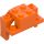 LEGO Oranje Spatbord Steen 2 x 4 x 2.3 met Tall Wiel Boog (18974)