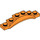 LEGO Orange Mudguard Plate 1 x 6 with Edge (4925 / 62361)