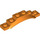 LEGO Orange Mudguard Plate 1 x 6 with Edge (4925 / 62361)