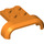 LEGO Oranje Spatbord Plaat 2 x 2 met Shallow Wiel Boog (28326)