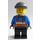 LEGO Oranje Overalls Minifiguur