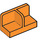 LEGO Oranje Paneel 1 x 2 x 1 met Dun Central Divider en Afgeronde hoeken (18971 / 93095)