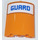 LEGO Orange Panel 4 x 4 x 6 Curved with &quot;GUARD&quot; Sticker (30562)