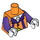 LEGO Orange Party Clown Minifig Torse (973 / 88585)