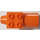 LEGO Orange Avion Moteur d&#039;avion avec Flamme (Droite) Autocollant (4868)