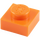 LEGO Oranje Plaat 1 x 1 (3024 / 30008)