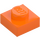 LEGO Oranje Plaat 1 x 1 (3024 / 30008)