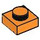 LEGO Orange assiette 1 x 1 (3024 / 30008)