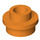 LEGO Orange assiette 1 x 1 Rond avec Stud ouvert (28626 / 85861)