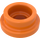 LEGO Orange Plate 1 x 1 Round with Open Stud (28626 / 85861)