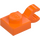 LEGO Orange Plate 1 x 1 with Horizontal Clip (Thick Open &#039;O&#039; Clip) (52738 / 61252)