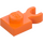 LEGO Oranje Plaat 1 x 1 met Verticaal Klem (Dikke open &#039;O&#039;-clip) (44860 / 60897)