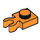 LEGO Orange assiette 1 x 1 avec Verticale Agrafe (Clip en O ouvert épais) (44860 / 60897)