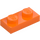 LEGO Oranje Plaat 1 x 2 (3023 / 28653)