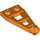 LEGO Oranje Plaat 1 x 2 Triangle met Stud Gat (4596)