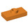 LEGO Orange assiette 1 x 2 avec 1 Stud (avec Groove) (3794 / 15573)