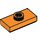 LEGO Orange Platte 1 x 2 mit 1 Stud (mit Nut und unterem Bolzenhalter) (15573)