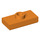 LEGO Orange assiette 1 x 2 avec 1 Stud (avec rainure et support de goujon inférieur) (15573)