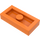 LEGO Orange Plate 1 x 2 with 1 Stud (without Bottom Groove) (3794)