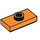 LEGO Orange Platte 1 x 2 mit 1 Stud (ohne Bottom Groove) (3794)