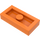 LEGO Orange assiette 1 x 2 avec 1 Stud (sans rainure inférieure) (3794)