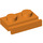 LEGO Oranje Plaat 1 x 2 met Deur Rail (32028)