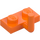 LEGO Oranje Plaat 1 x 2 met Haak (5 mm horizontale arm) (43876 / 88072)