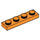 LEGO Orange Plate 1 x 4 (3710)