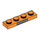 LEGO Orange Plate 1 x 4 with Mclaren (3710 / 103806)