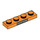 LEGO Orange Platte 1 x 4 mit Mclaren (3710 / 103806)